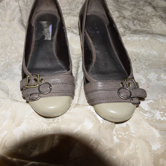 Nine West ballet Shoes Buckle Size 7.5 - Picture 4 of 14